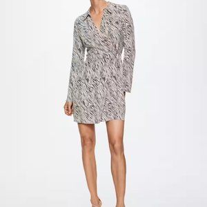 Mango Animal print dress Size 4